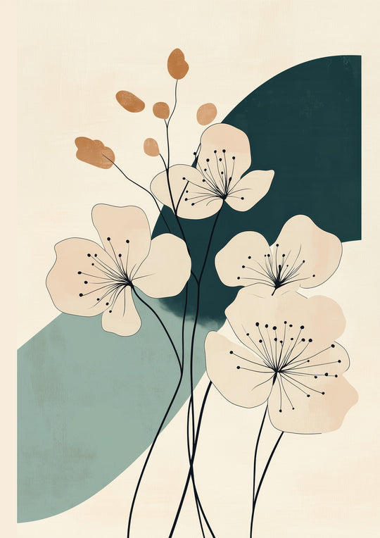 Japandi Elegant Flower