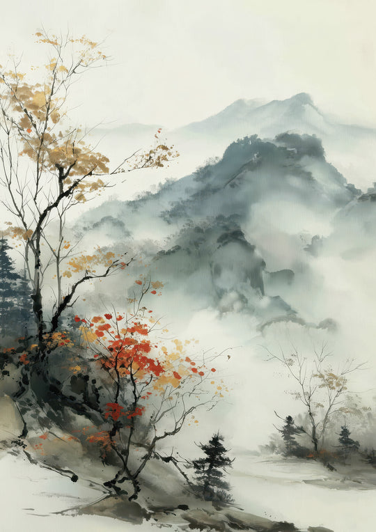 Autumn Misty Mountains