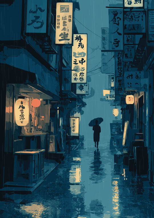 Tokyo in the Rain
