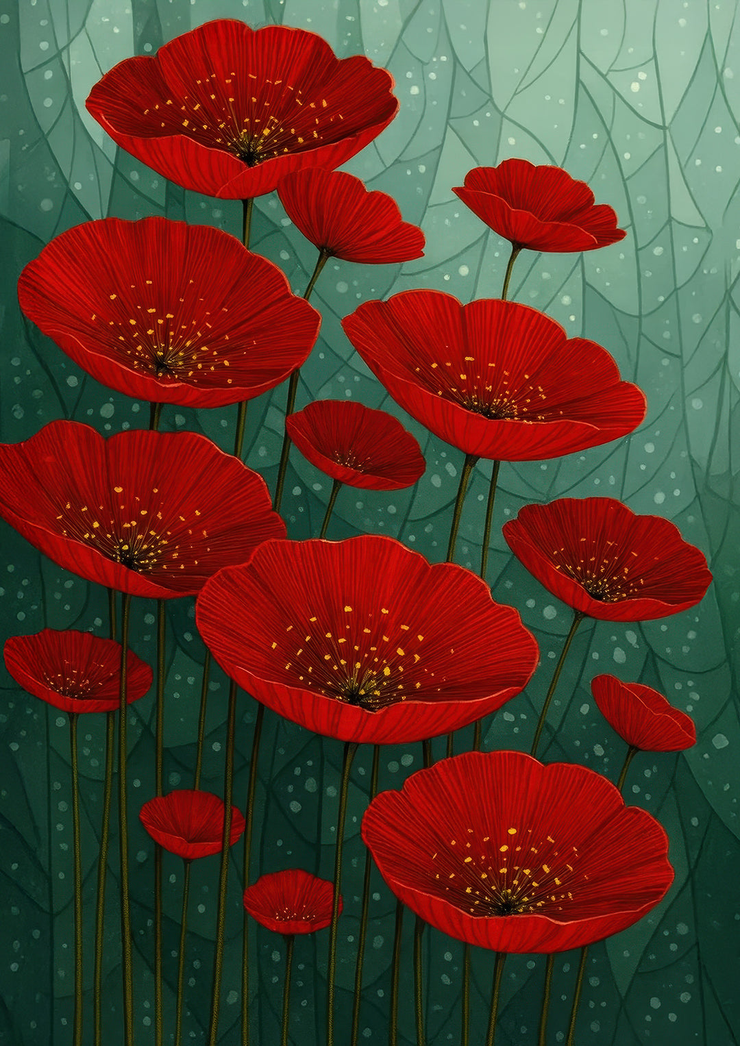 Japanese Poppy Wall Art