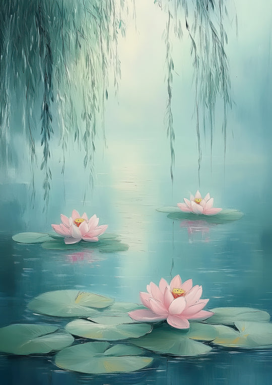 Japanese Water Lily Print
