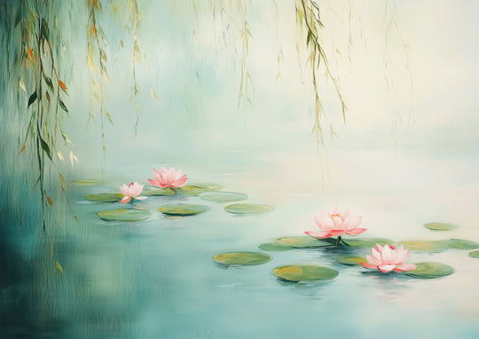Japanese Water Lily Print