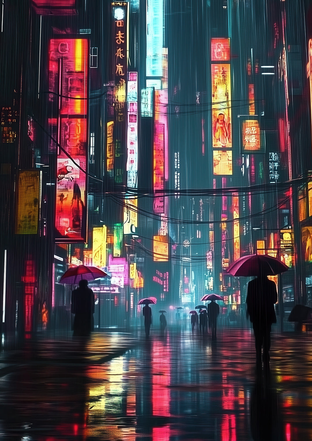 Futuristic Neo Tokyo Cityscape