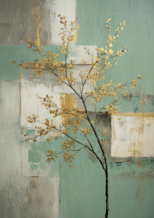 Golden Abstract Tree