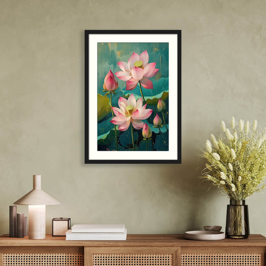 Botanical Water Lily Art