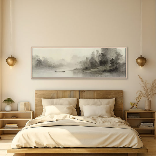 Panoramic River Scene