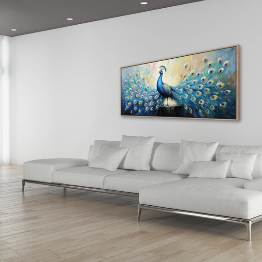 Blue and Teal Peacock