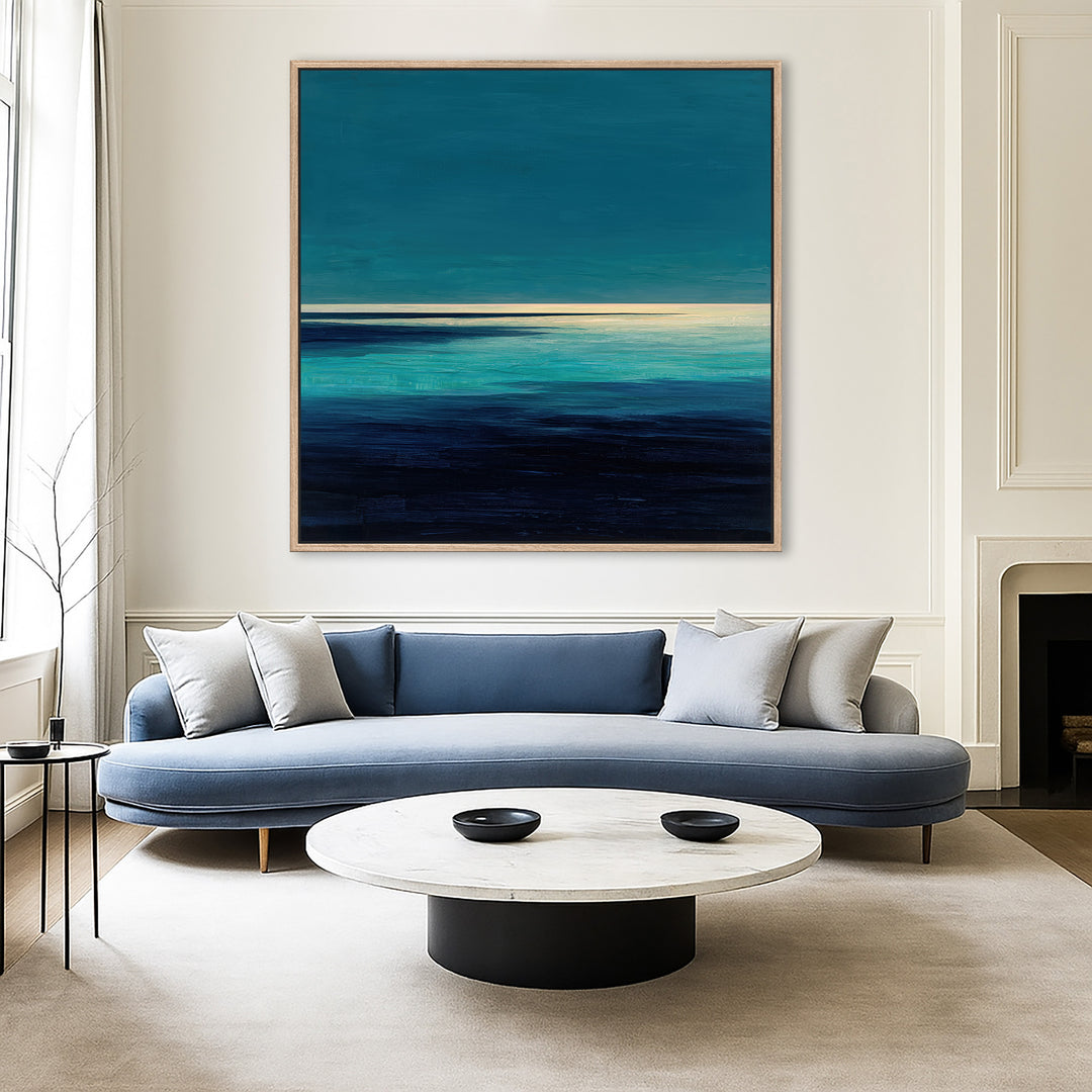 Abstract Blue Seascape