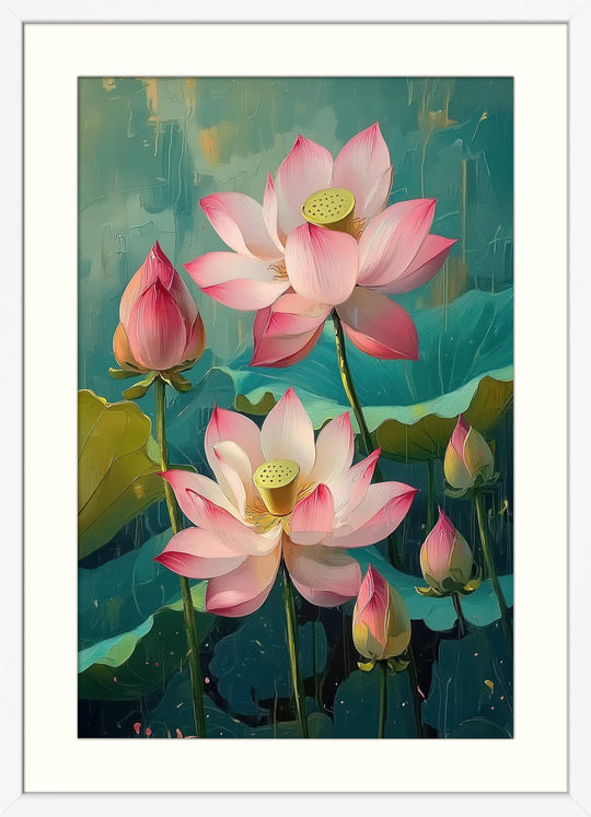 Botanical Water Lily Art