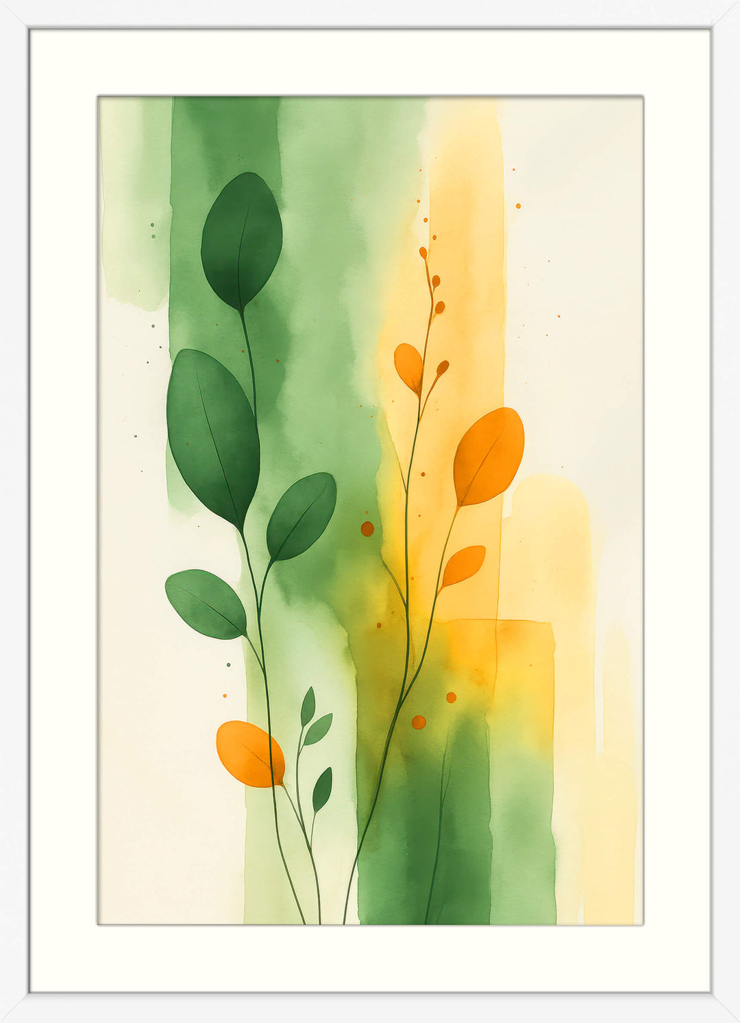 Green Botanical Wall Art