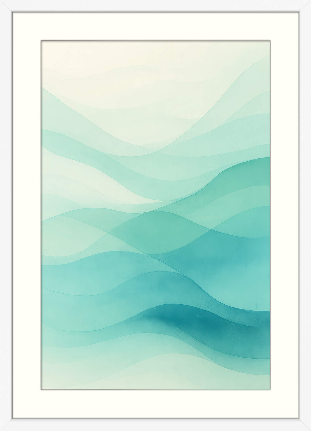 Minimalist Ocean Waves