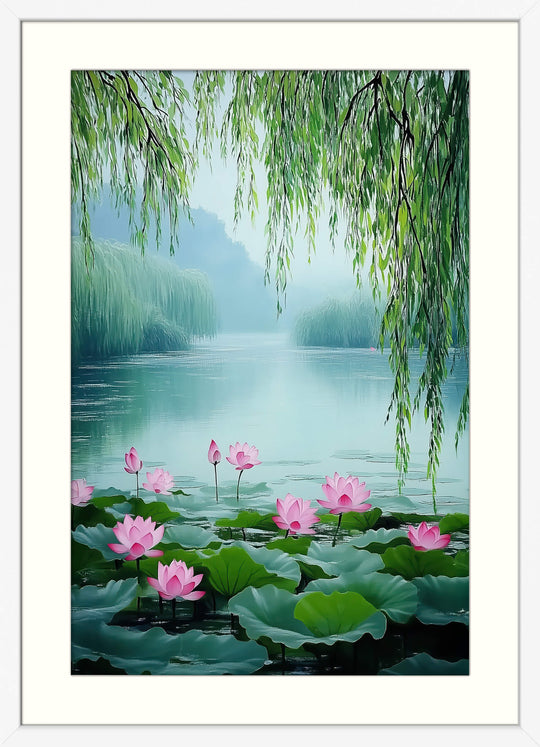 Botanical Water Lily Art
