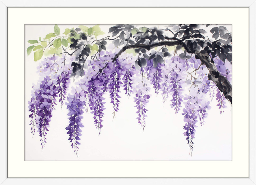 Purple Hanging Wisteria