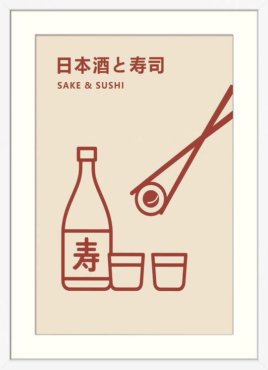 Minimalist Japanese Food Poster