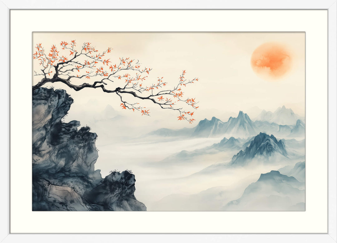 Misty Mountain Landscape