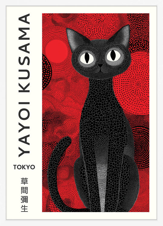 Yayoi Kusama Black Cat