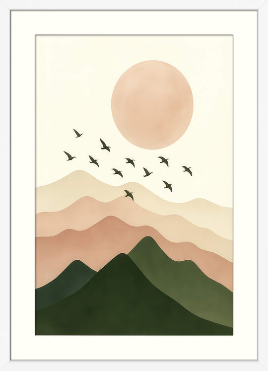Minimalist Mountain Wall Art