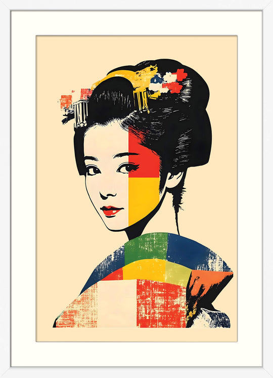 Stylised Geisha Portrait