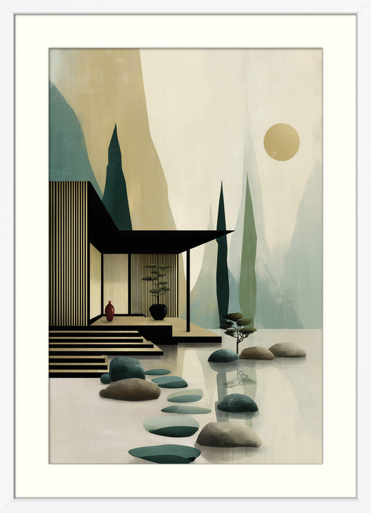 Japanese Home with Garden