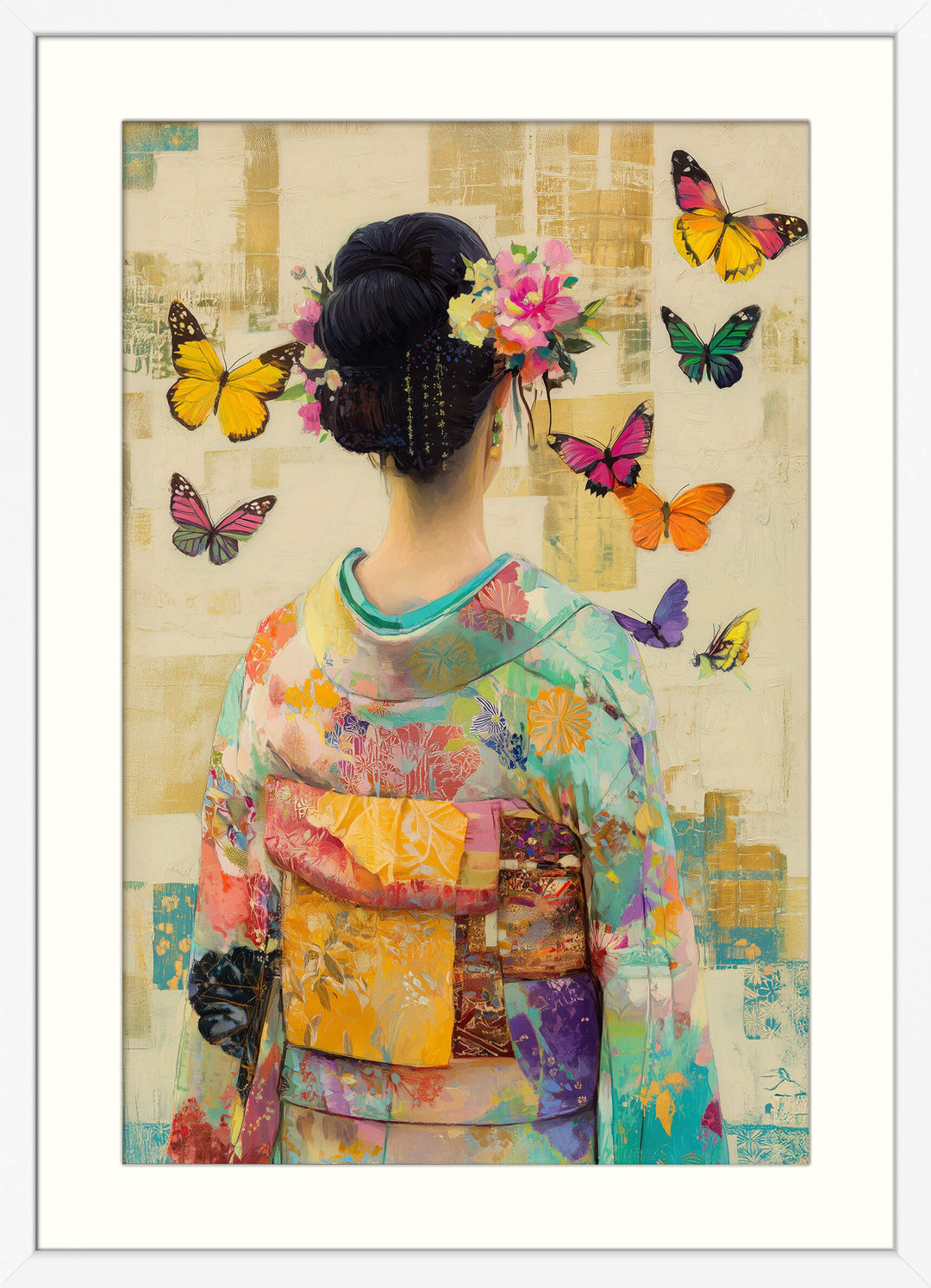 Butterfly Kimono Art