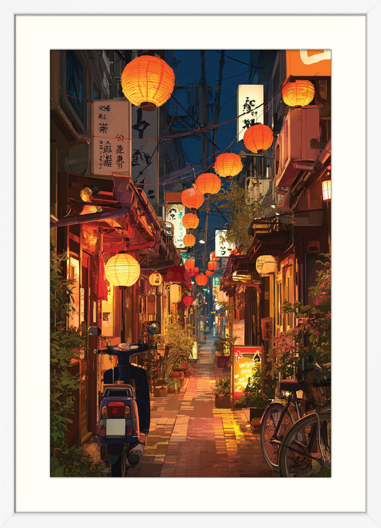Lantern Alley at Night