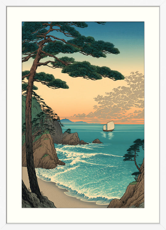 Sunset Coastal Pines