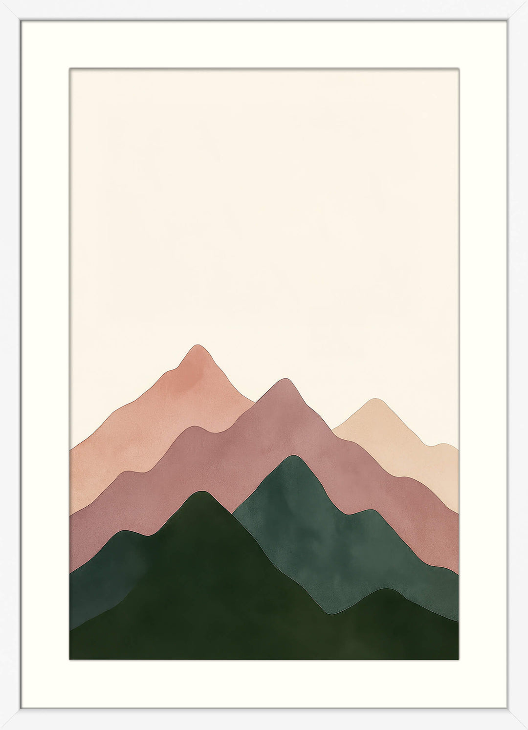 Neutral Mountain Decor