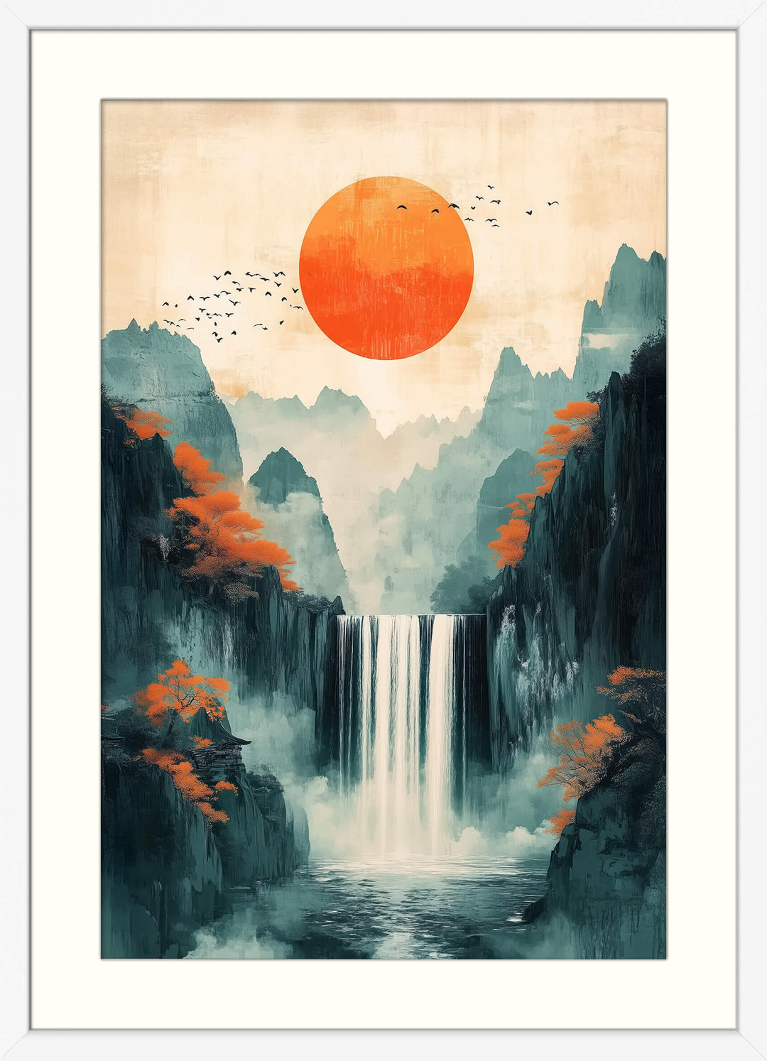 Japanese Landscape Wall Art Print
