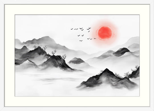 Sunrise Mountain Landscape