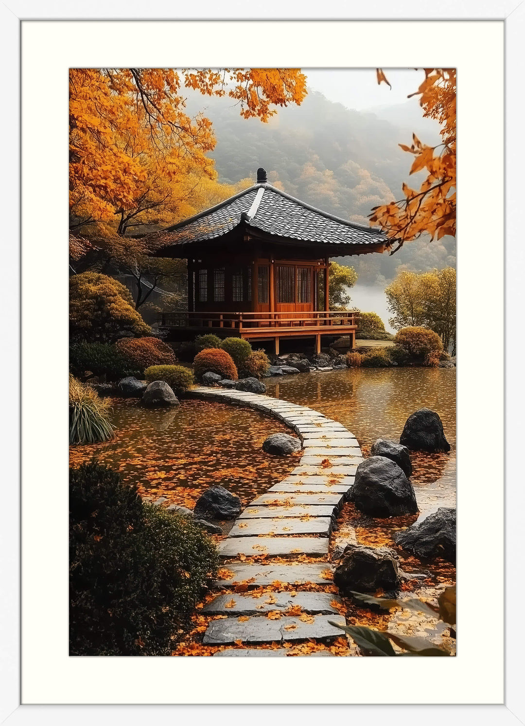 Japanese Temple Wall Art