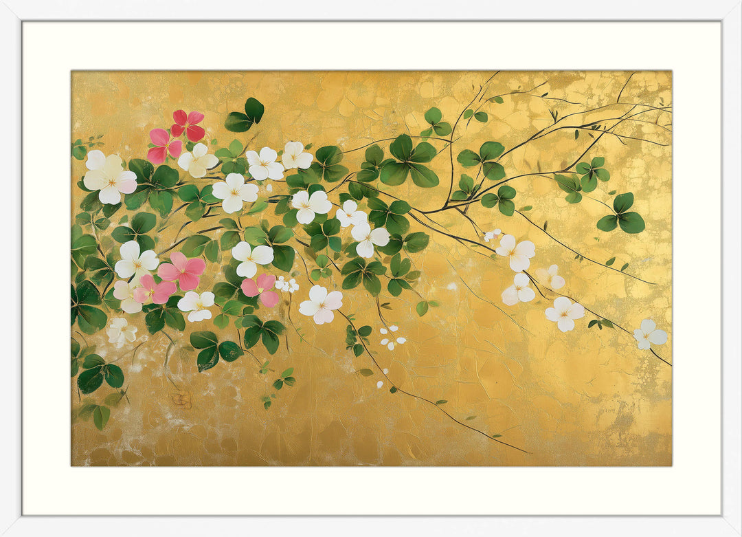 White & Pink Blossoms