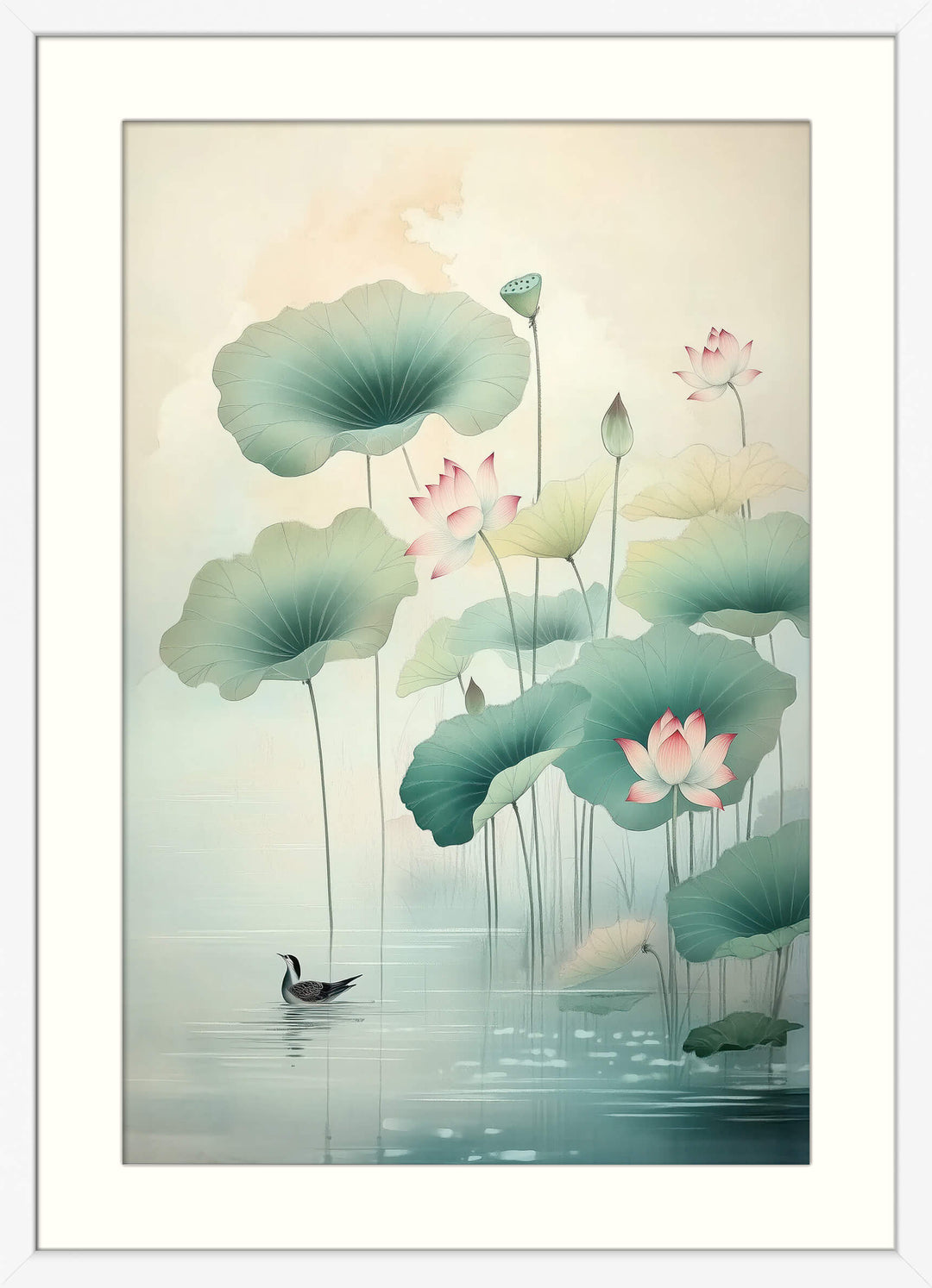 Lotus Flower Wall Art