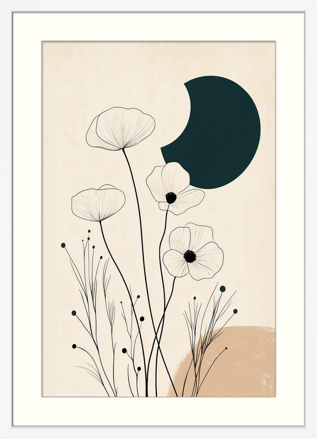 Neutral Japandi Flowers