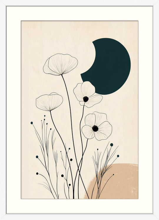 Neutral Japandi Flowers