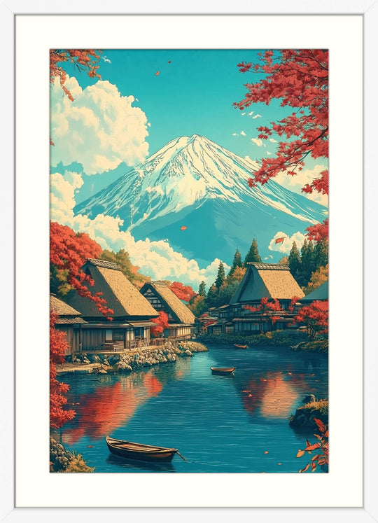 Japanese Lake Print