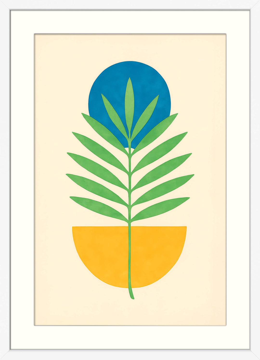 Abstract Botanical Japanese Art