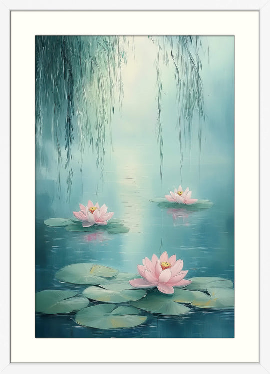 Japanese Water Lily Print