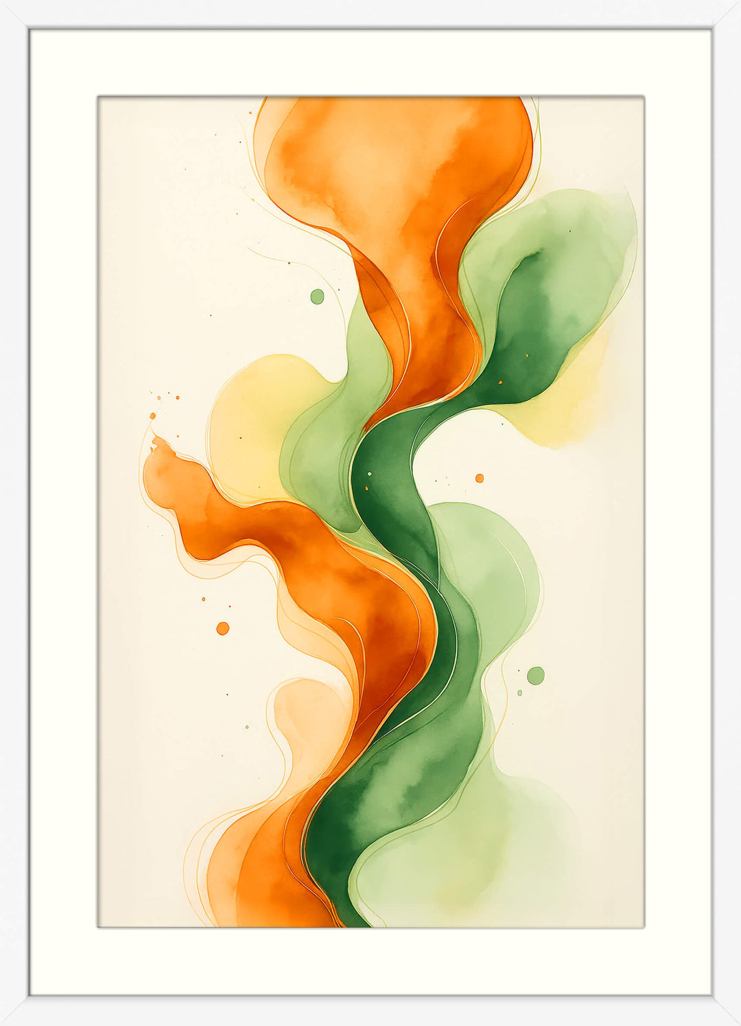 Abstract Watercolor Wall Art