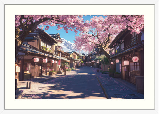 Sakura Street Wall Art