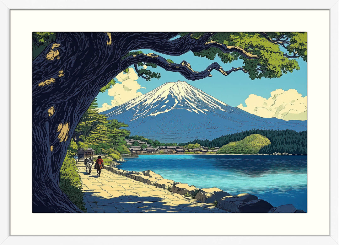 Japanese Landscape Wall Art Print