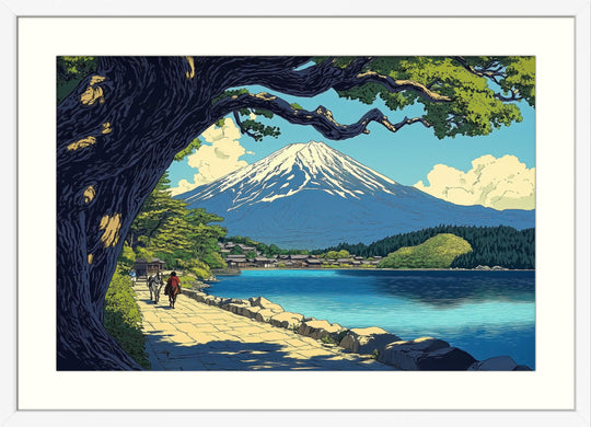 Japanese Landscape Wall Art Print