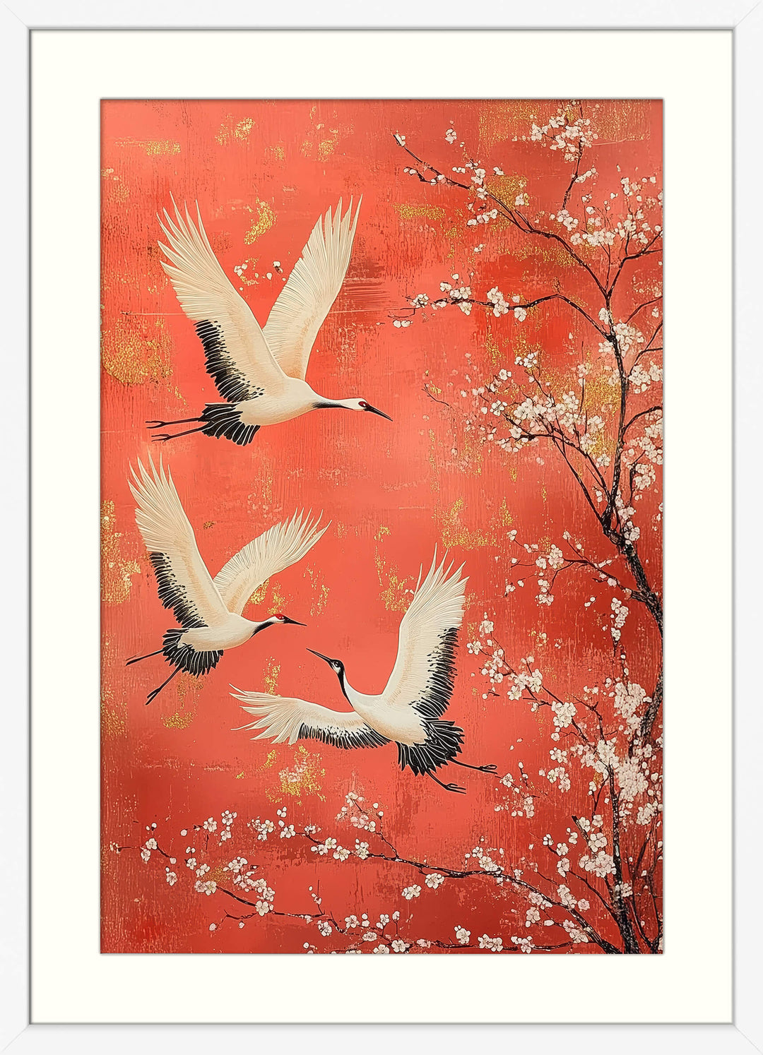 Japanese Crane Wall Art