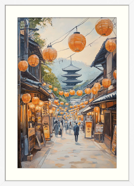 Pagoda Path with Lanterns