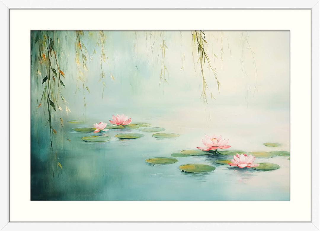 Japanese Water Lily Print