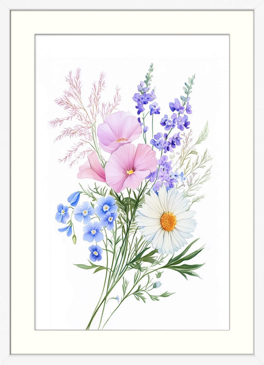 Minimalist Botanical Flower Print