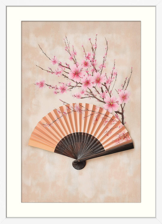 Japanese Fan Wall Art Print