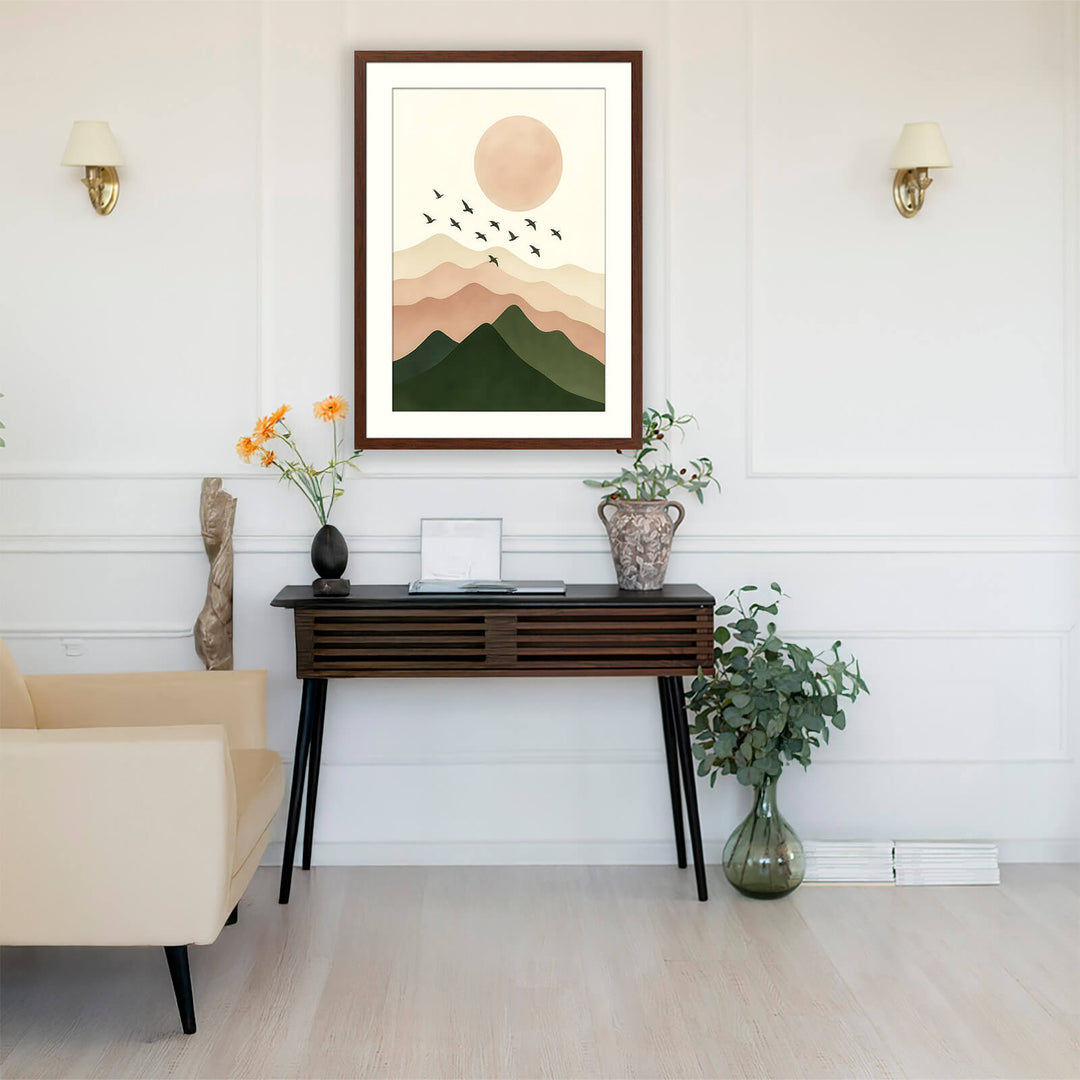 Minimalist Mountain Wall Art