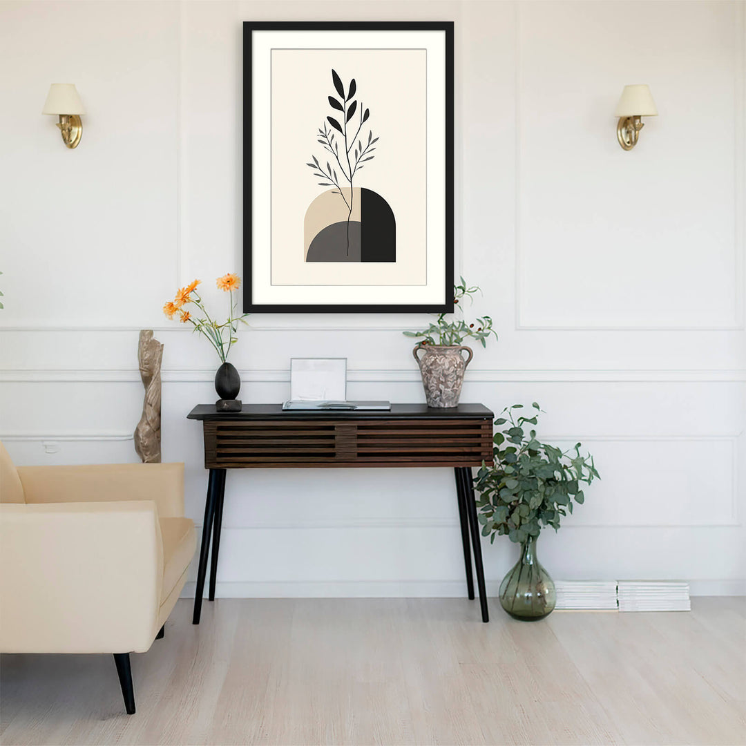 Japandi Botanical Print