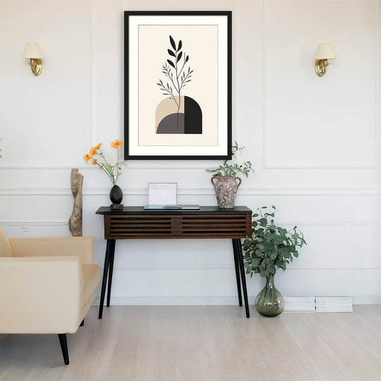 Japandi Botanical Print