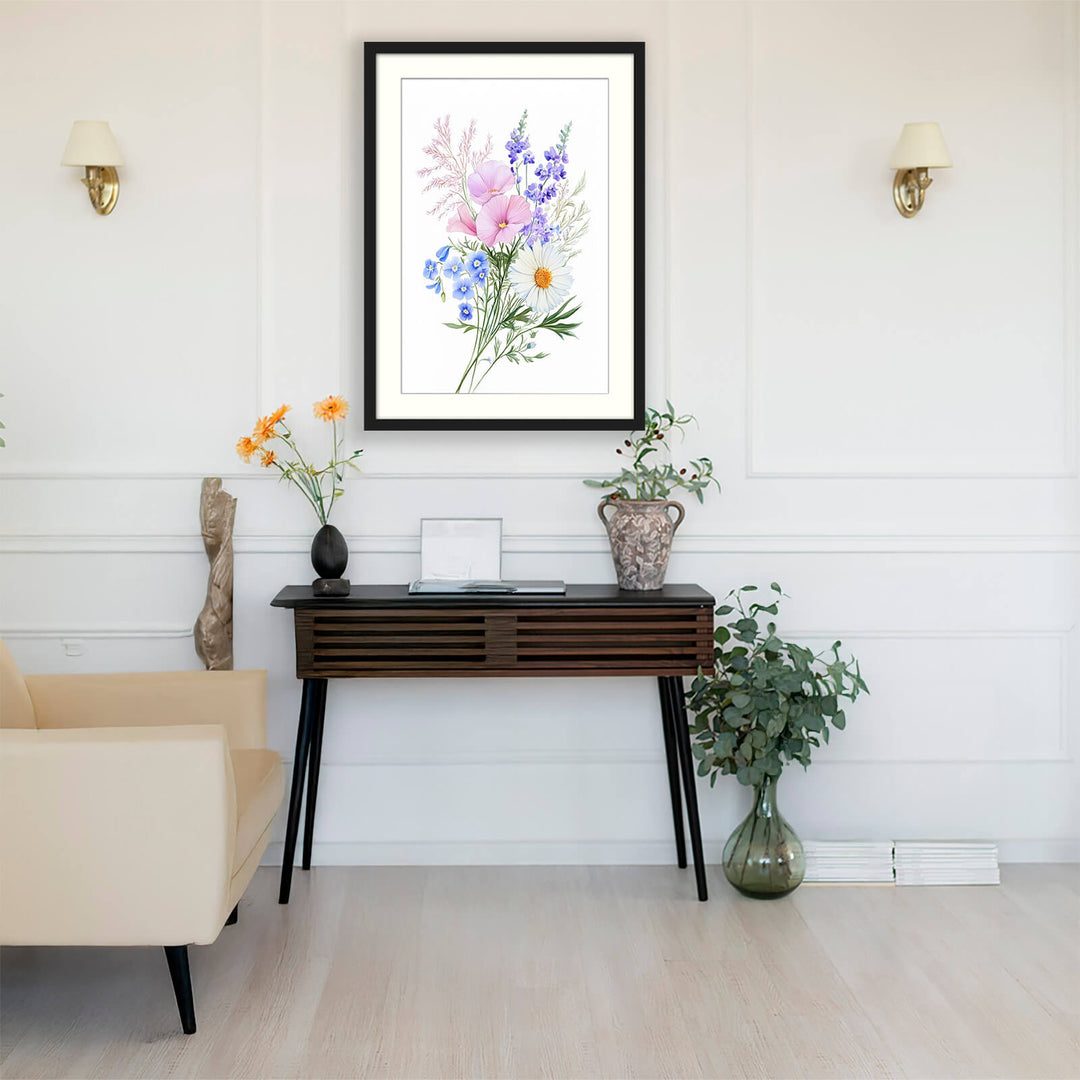 Minimalist Botanical Flower Print